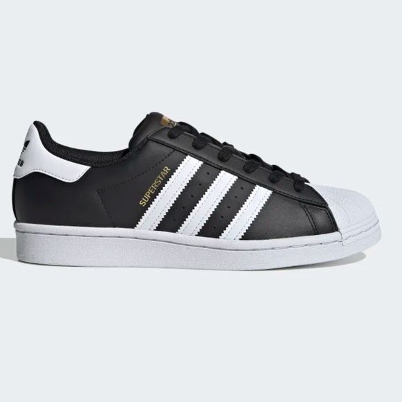adidas Superstar Shoe - Black / white - Picture 1 of 7